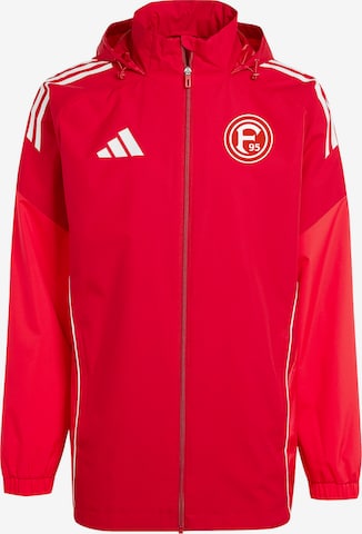 ADIDAS PERFORMANCE Urheilutakki 'Fortuna Düsseldorf' värissä punainen: etupuoli