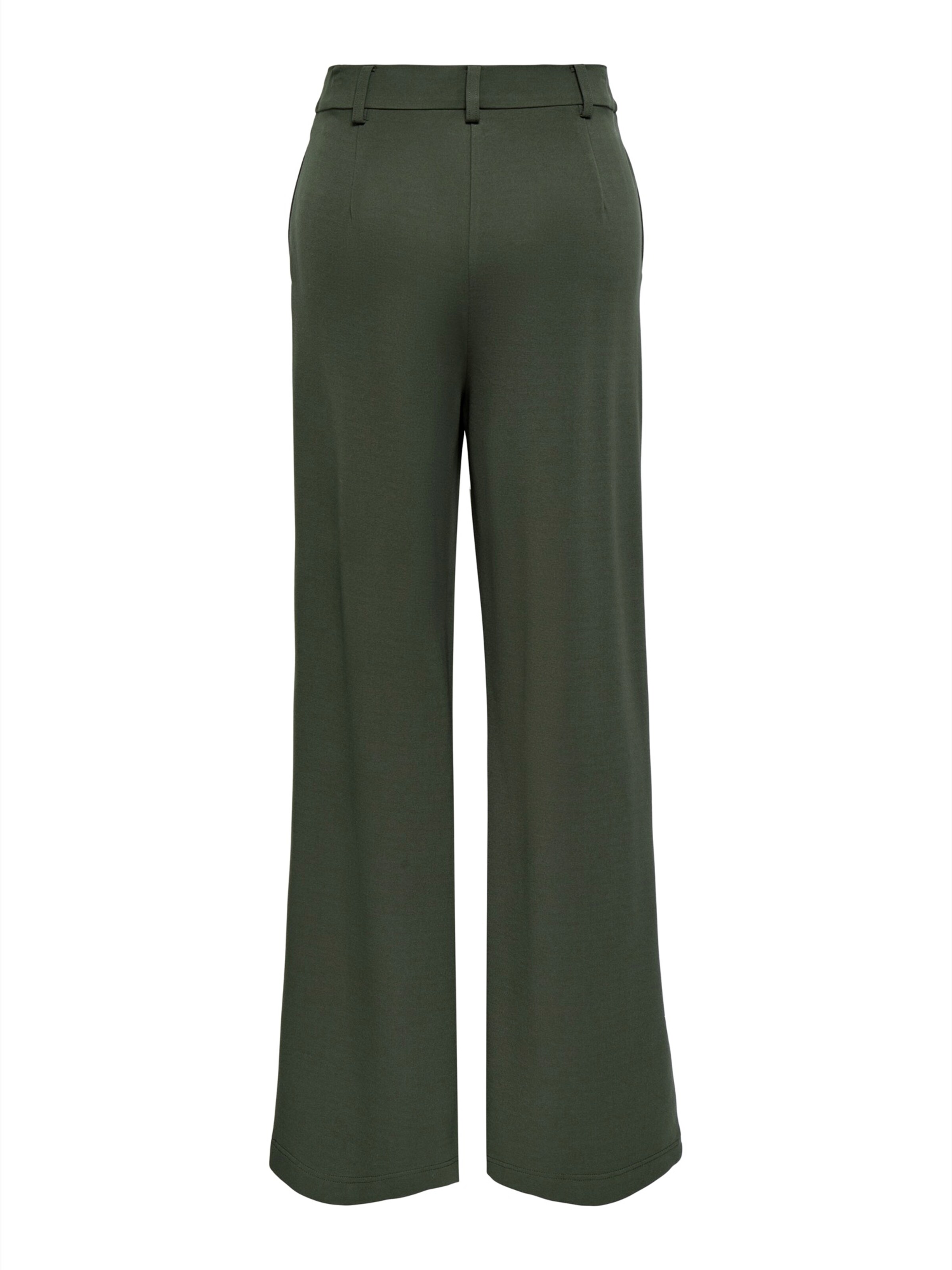 ONLY Zvonové kalhoty Kalhoty 'ONLPOPTRASH-TAILORED' – zelená