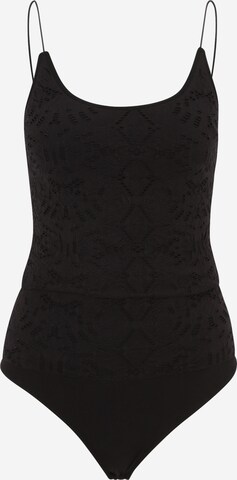 Selected Femme Tall Koszula body 'NATALIA' w kolorze czarny: przód