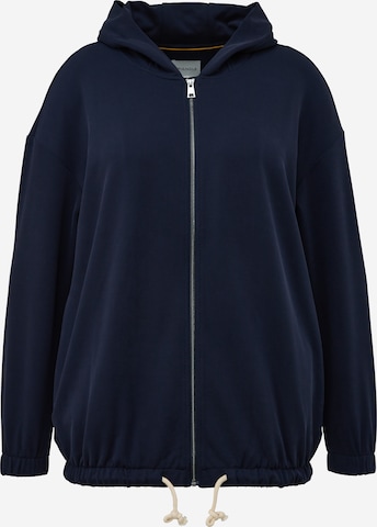 TRIANGLE Sweat jacket in Blue: front
