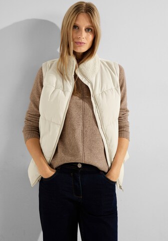 CECIL Vest in Beige: front