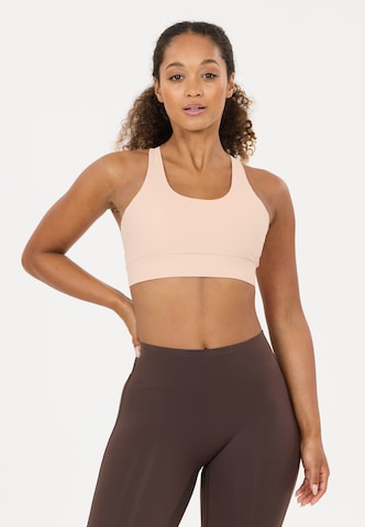 Athlecia Medium support Sport bh 'Gaby V3' in Beige: voorkant