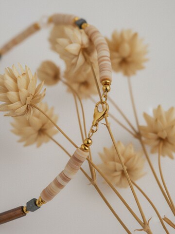 Nemomatheo Necklace 'Earthlines' in Beige