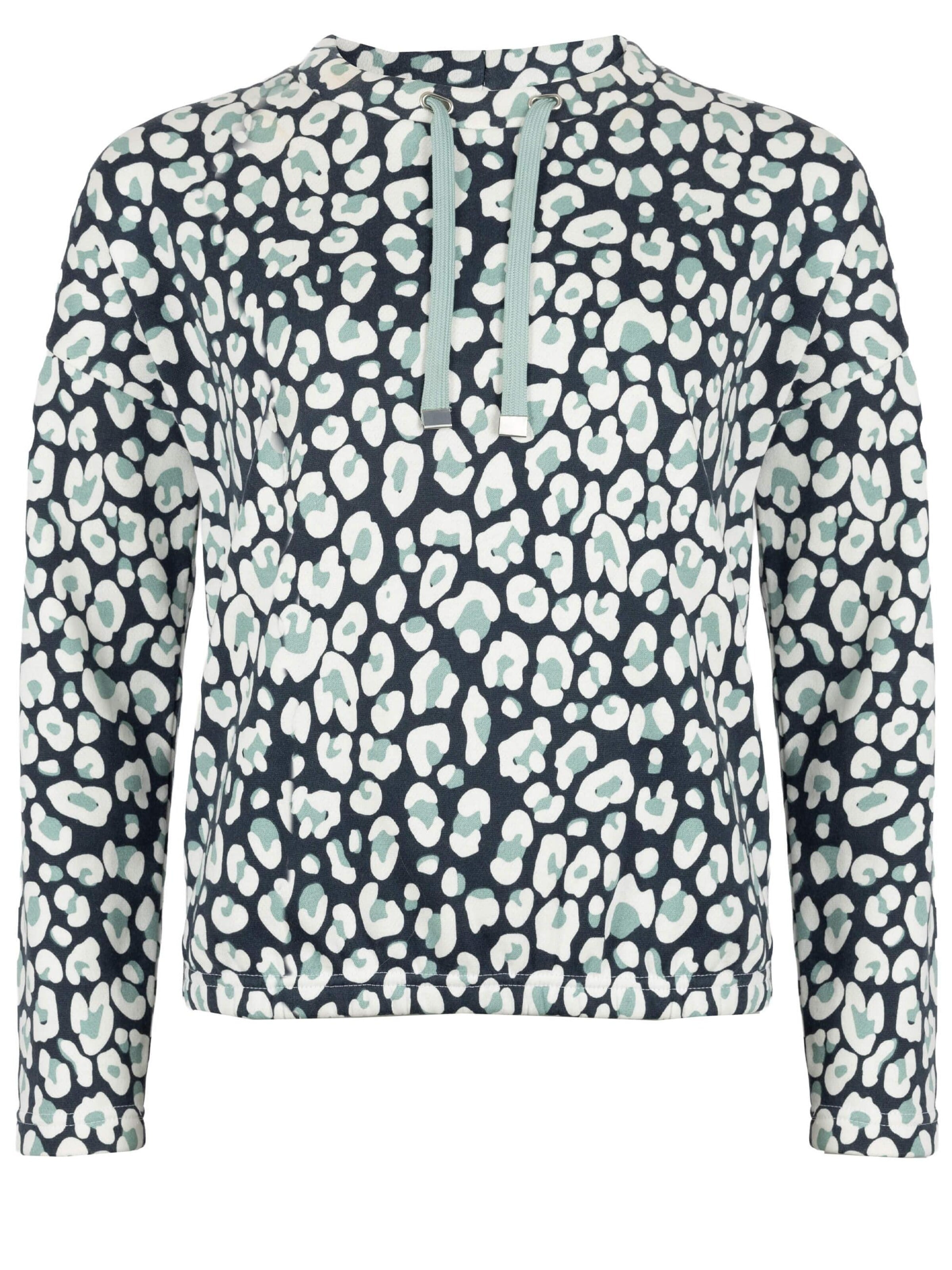 ROADSIGN australia Sweatshirt 'Sweatshirt Leona im Leo Design & Stehkragen'‌‌‌‌‌‌‌ in Mischfarben: Vorderseite