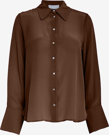 minus Paita 'Caty Silk' värissä ruskea: etupuoli