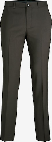 Coupe slim Pantalon à plis JACK & JONES en noir : devant