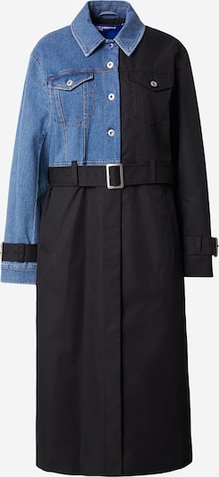 Demisezoninis paltas iš KARL LAGERFELD JEANS, spalva – tamsiai (džinso) mėlyna / juoda, Prekių apžvalga