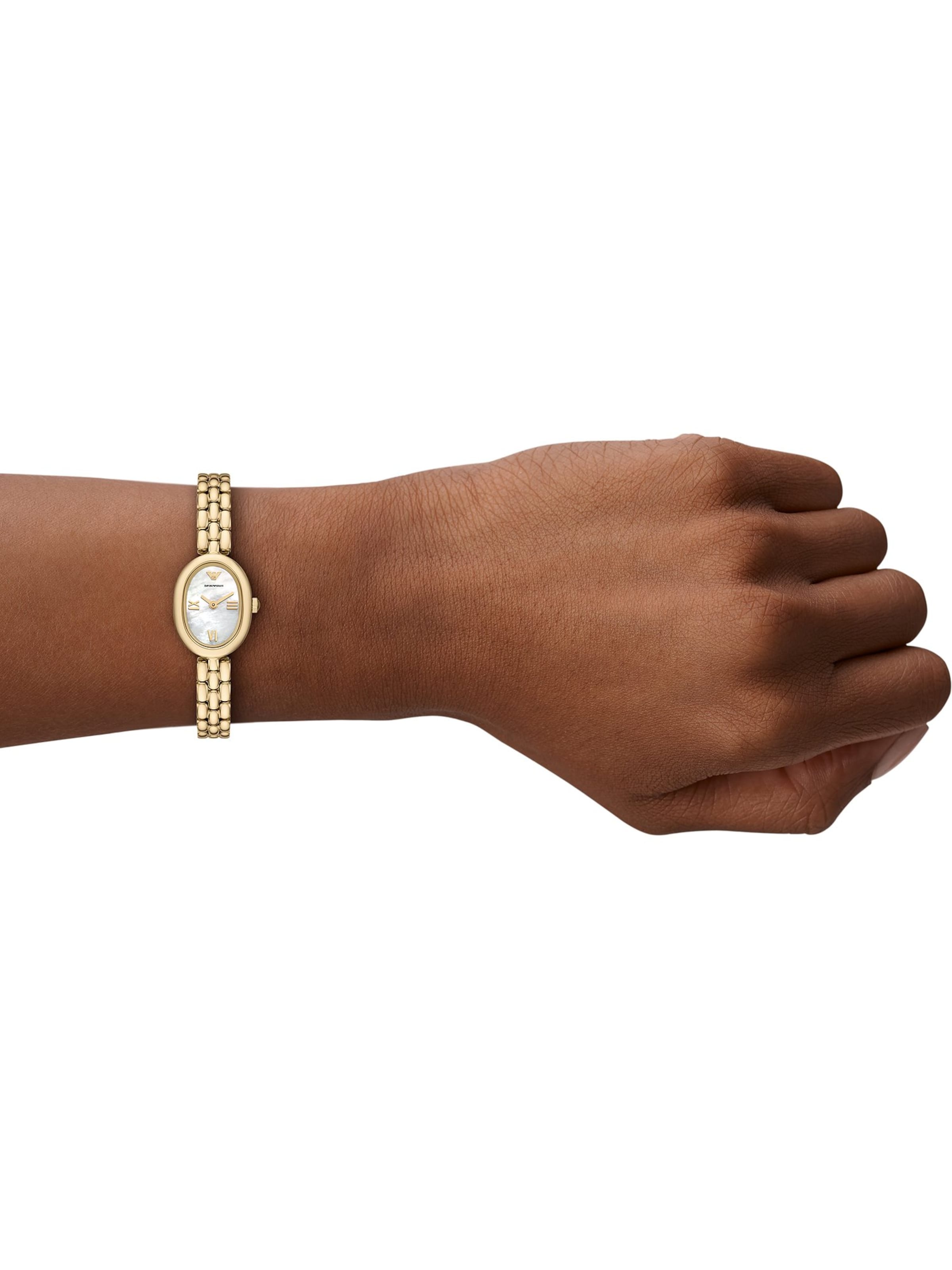 Emporio Armani Analog watch in Gold: front