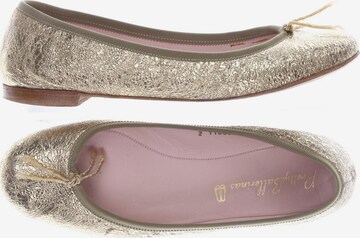 PRETTY BALLERINAS Flats & Loafers in 37 in Gold: front