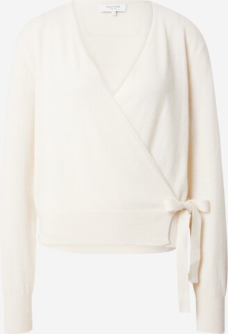 Cardigan rosemunde en beige : devant