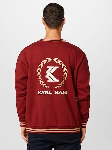 Bluză de molton de la Karl Kani pe roșu
