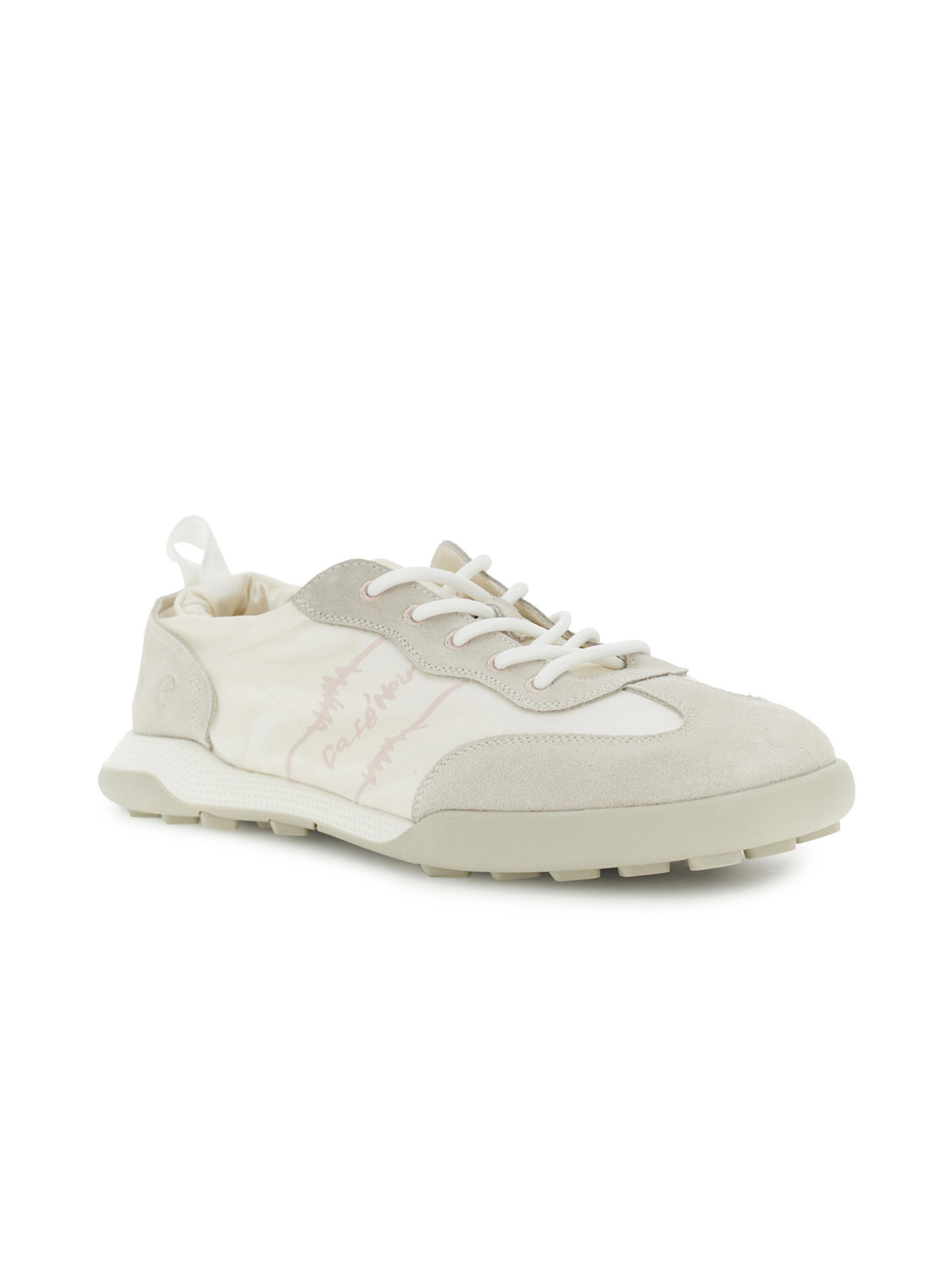 CAFè NOIR Platform trainers in Light grey / Rose / Off white, Item view