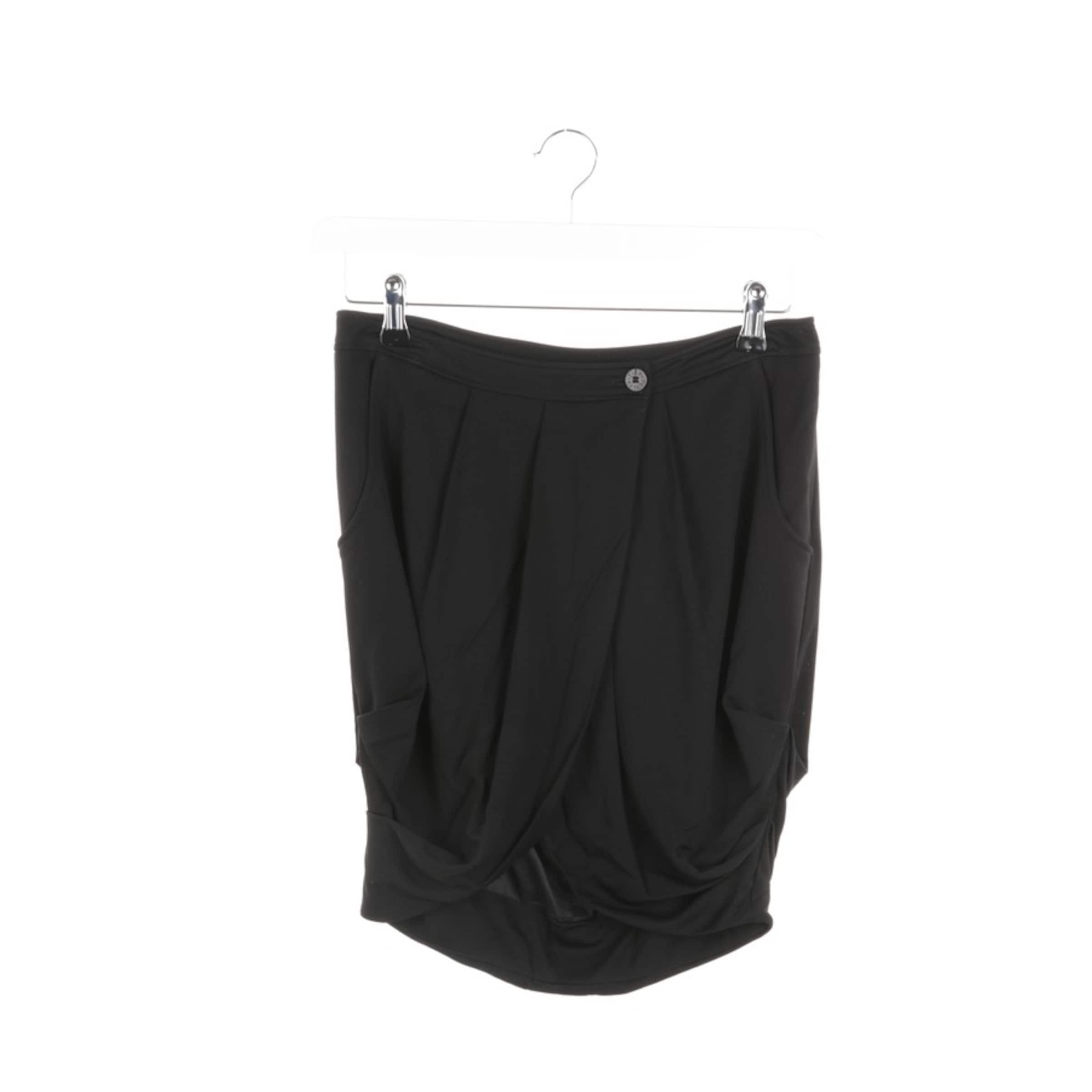 PATRIZIA PEPE Rock XS in Schwarz: Vorderseite