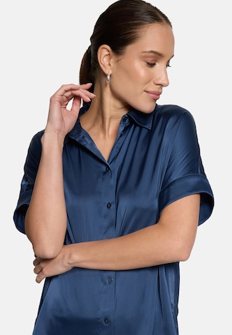 zero Bluse in Blau