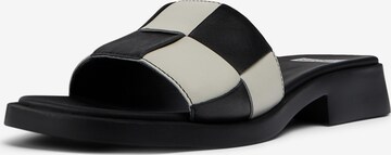 CAMPER Mules 'Dana' in Black: front