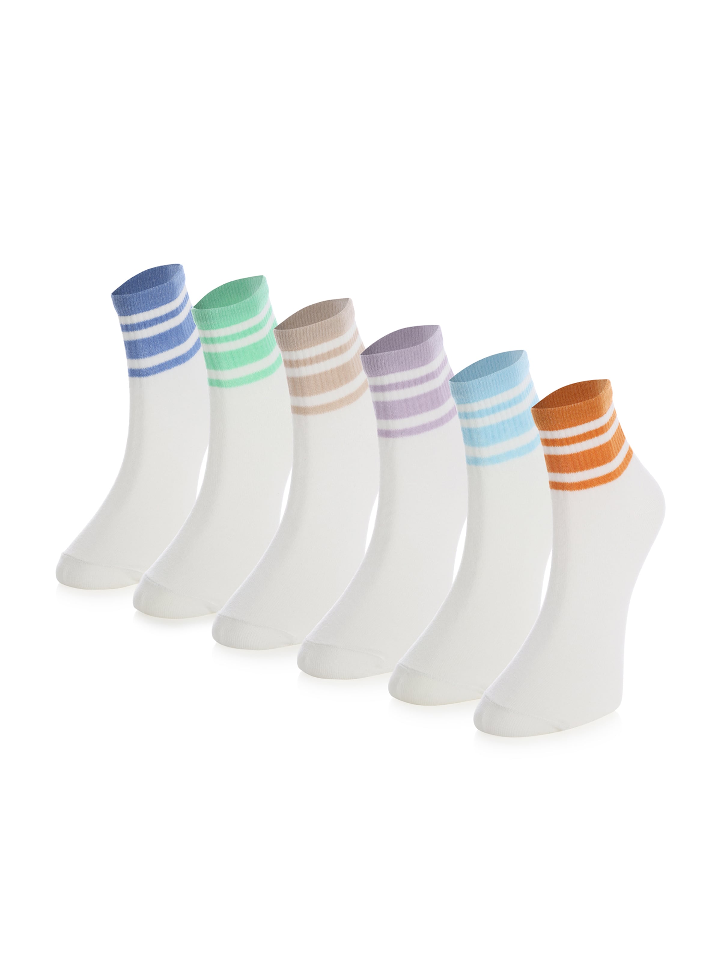 Crea Socks Ankelsockor 'Sport' i vit: framsida