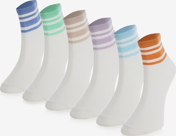 Crea Socks Sukat värissä valkoinen: etupuoli