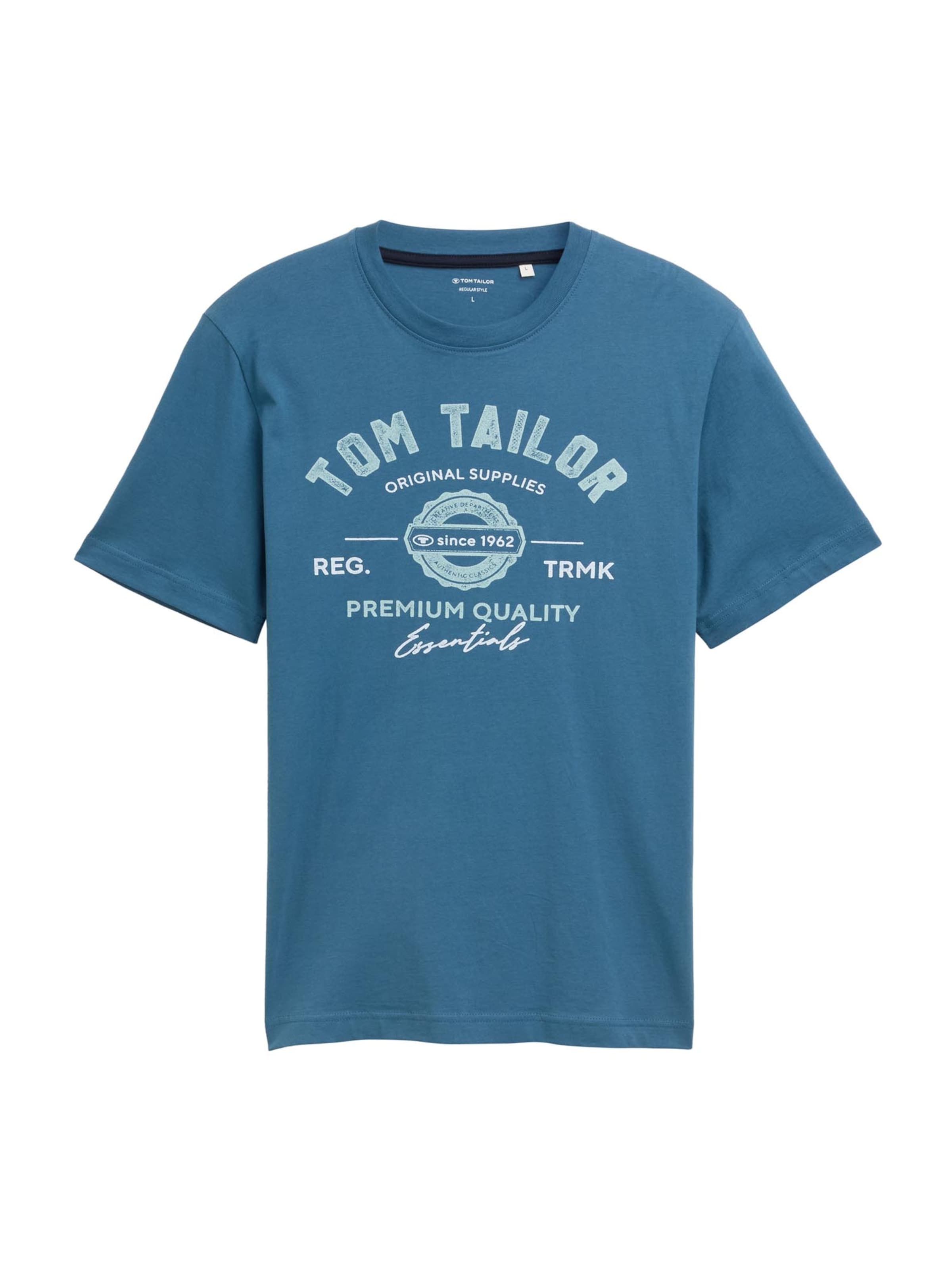 TOM TAILOR Koszulka w kolorze niebieski: przód