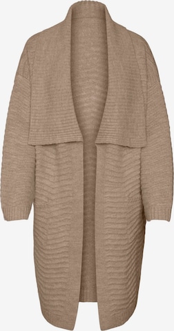 VERO MODA Gebreid vest in Beige: voorkant