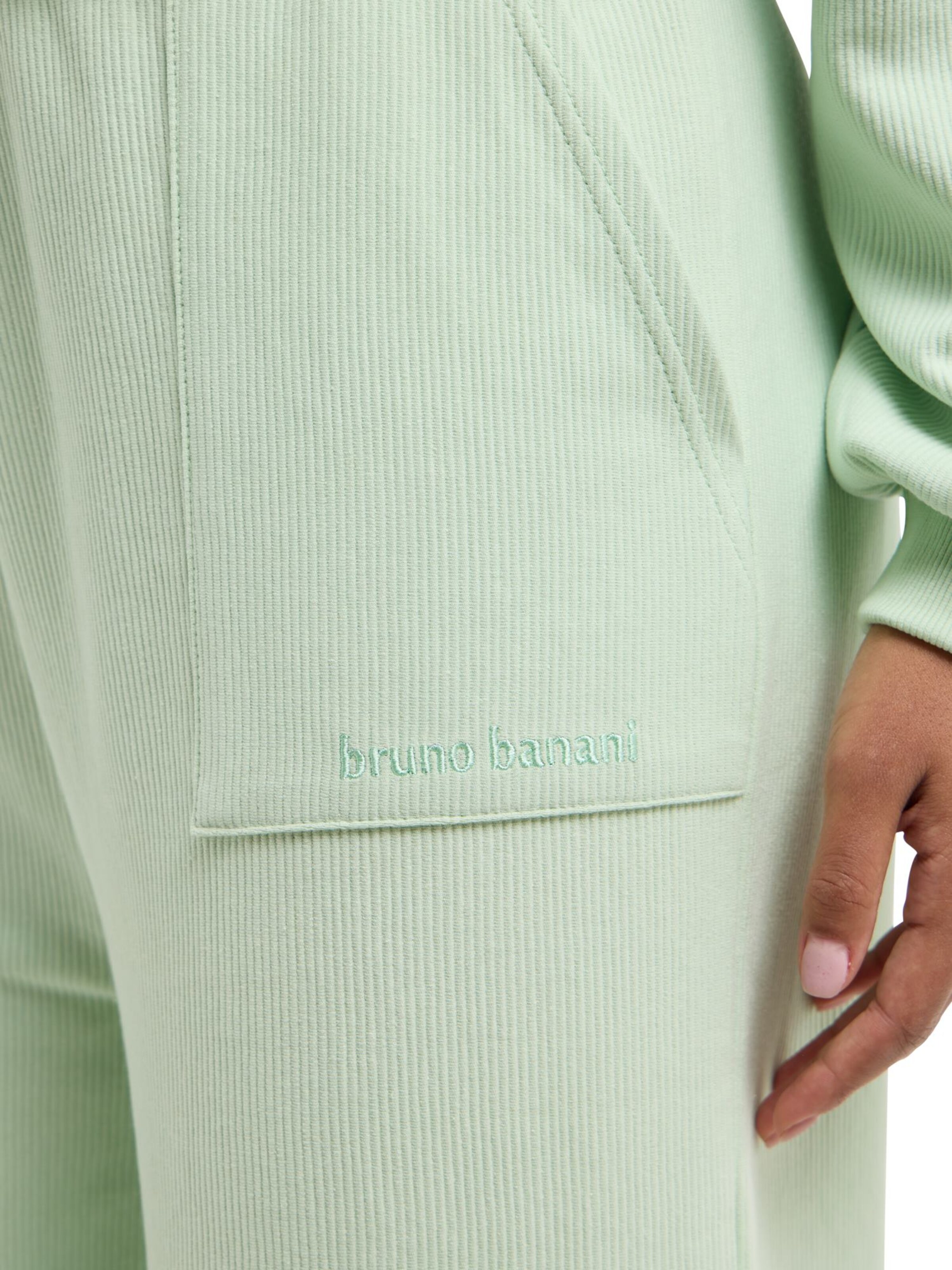 Bruno Banani Wide leg Trousers 'CANTU ' in Green