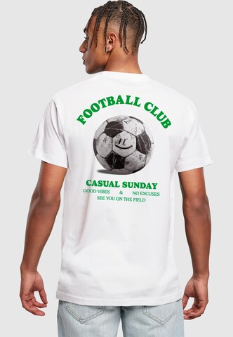 Mister Tee Shirt 'See you on the Field' in White: front