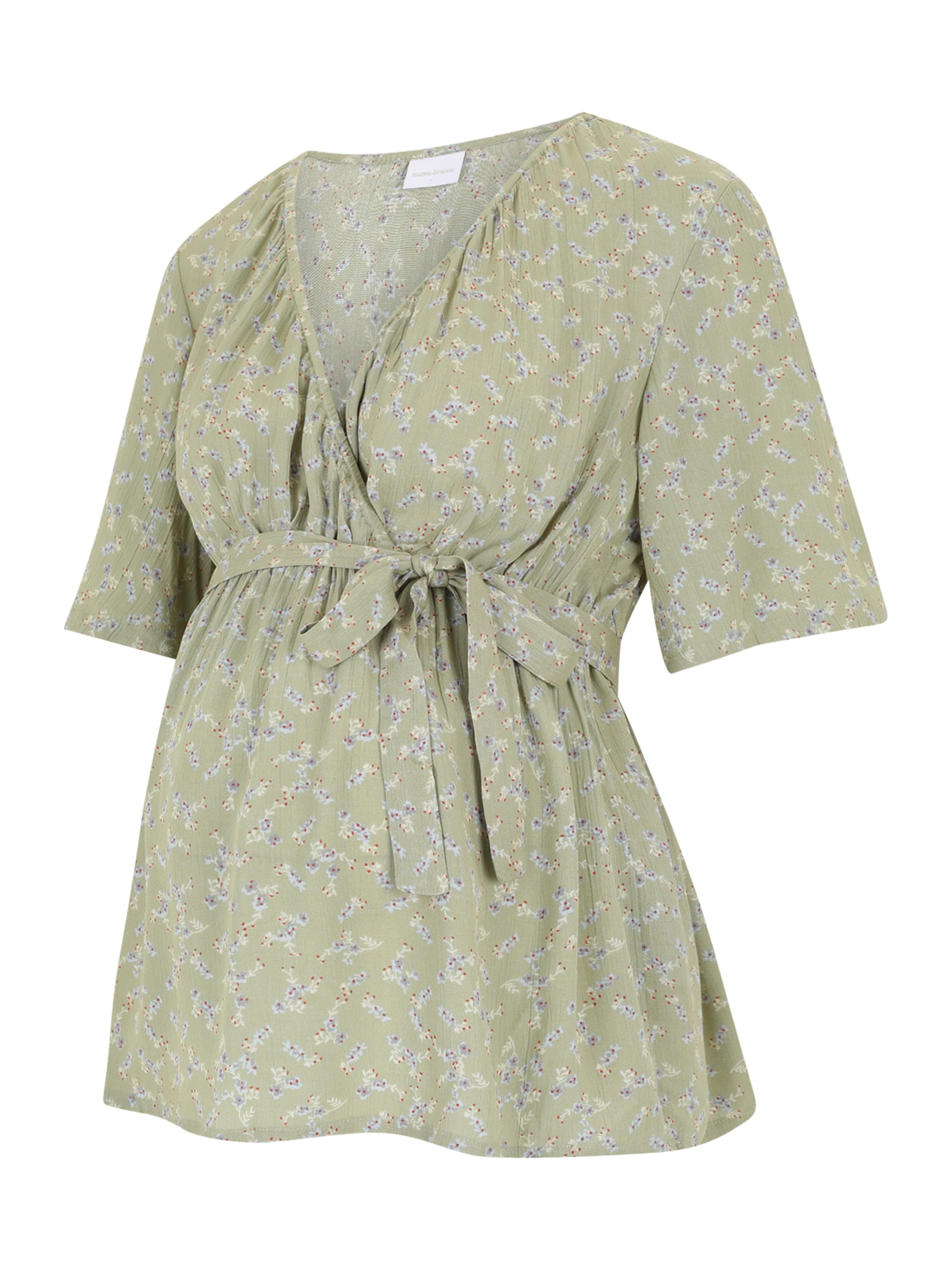 MAMALICIOUS Tričko 'MLPatrize Tess' – zelená: přední strana