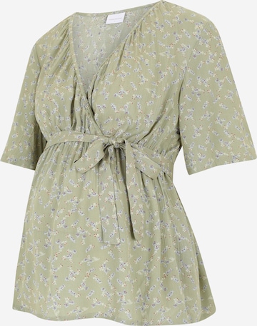 žalia MAMALICIOUS Marškinėliai 'MLPatrize Tess': priekis