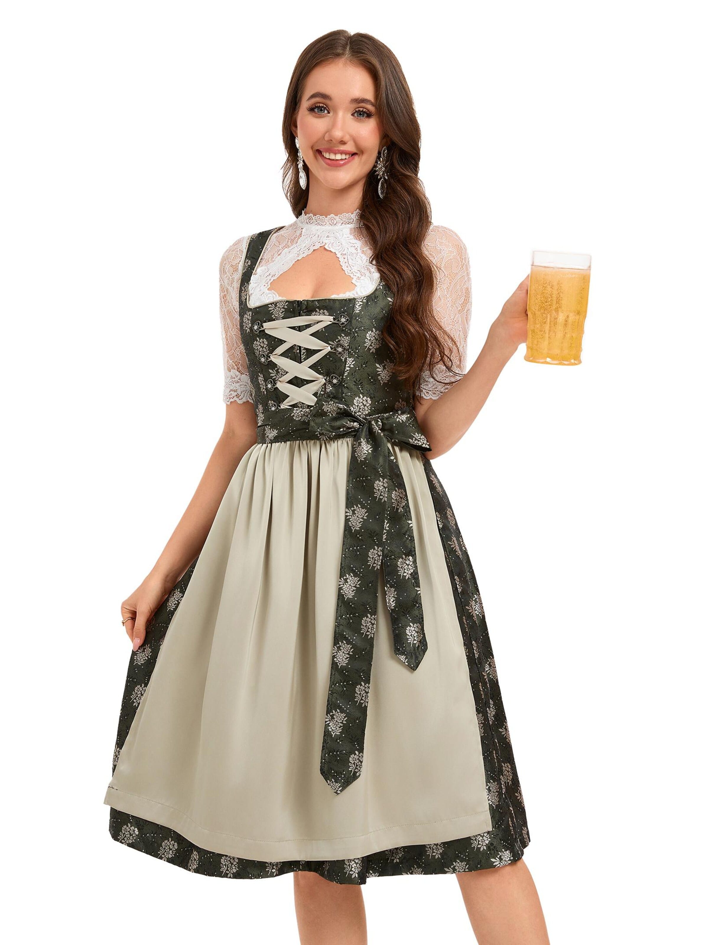 Yesfashion Dirndl‌‌ in Grün