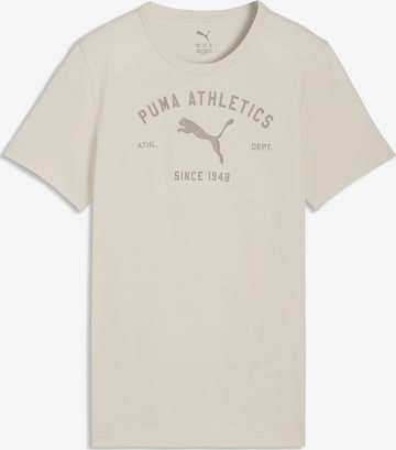 PUMA Performance shirt in White: front