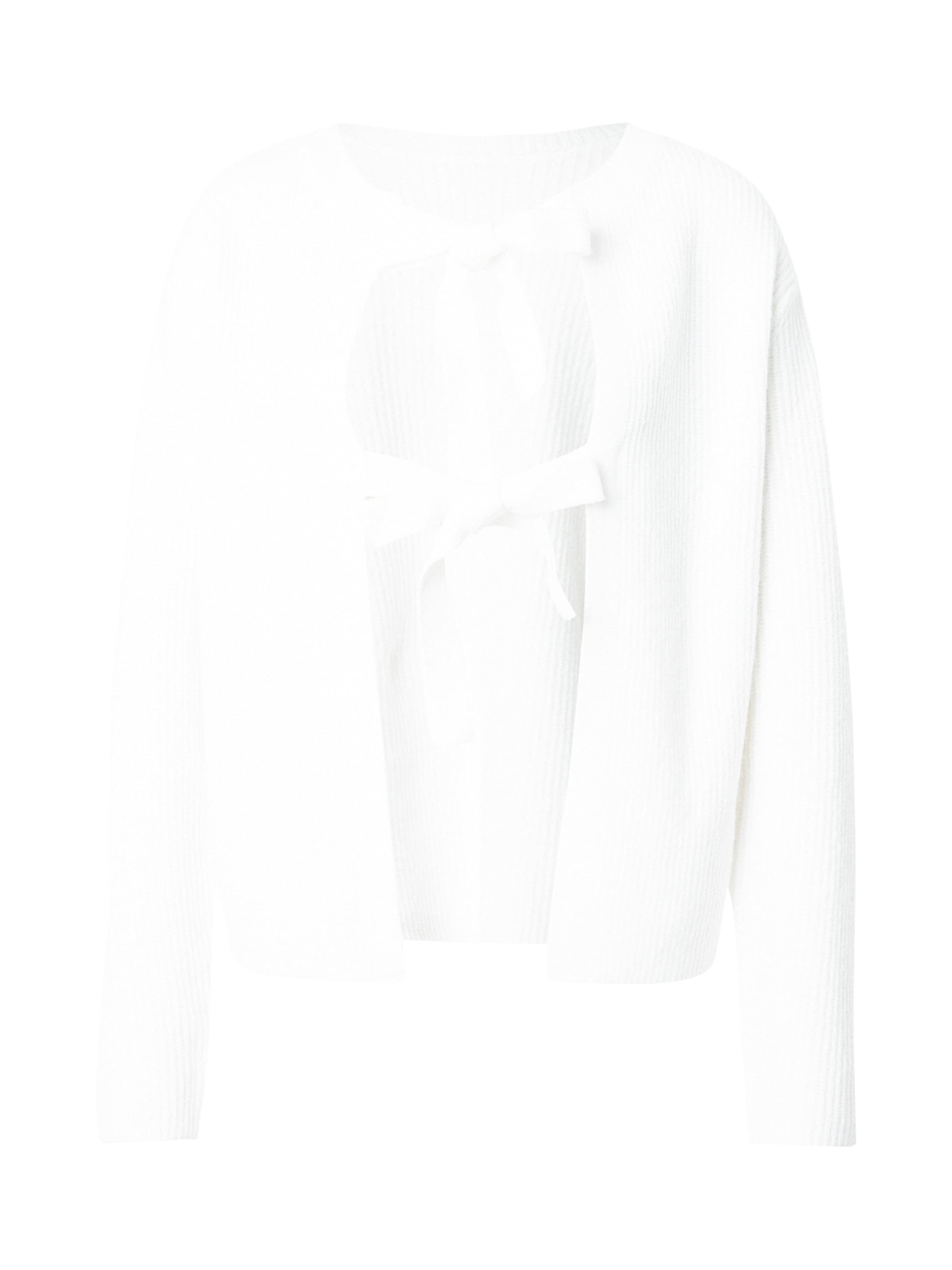 PIECES Neuletakki värissä valkoinen: etupuoli