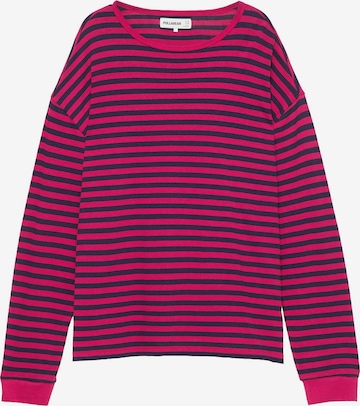 T-shirt 'RAYAS MLARGA 2' Pull&Bear en rose : devant