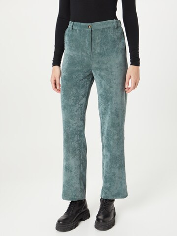 Bootcut Pantalon 'VES' VILA en vert : devant