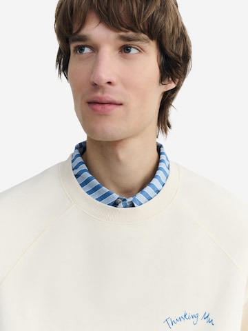 Thinking MU Sweatshirt 'Pepe' in White