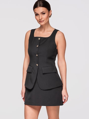 Ombre Dress in Black
