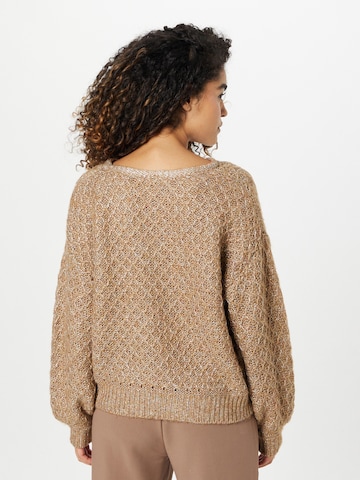 ONLY Pullover 'CARMEN' in Braun