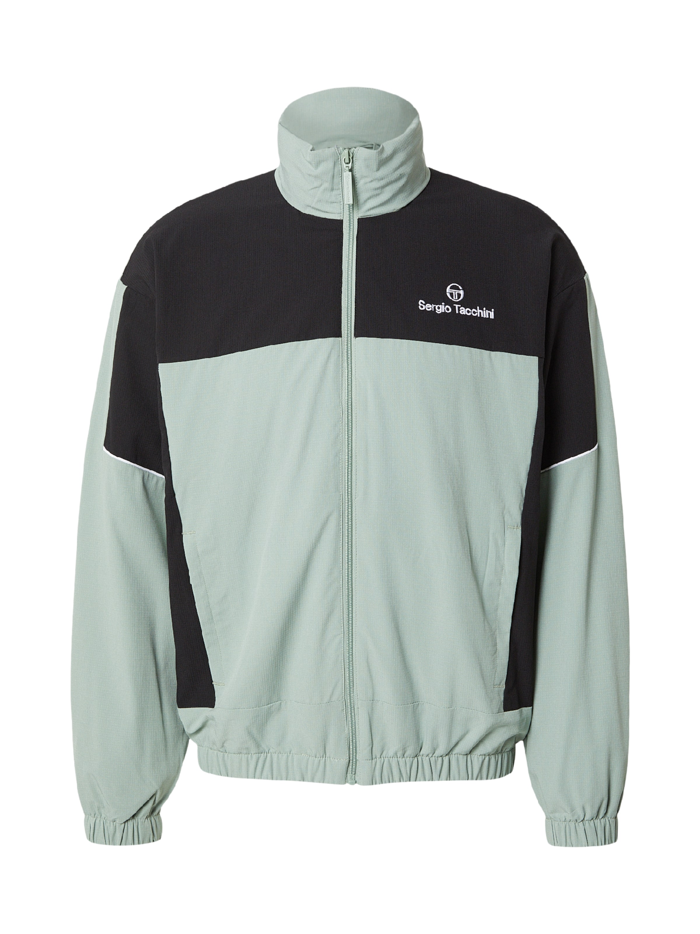 Sergio Tacchini Αθλητικό μπουφάν 'Nilo' σε πράσινο: μπροστά
