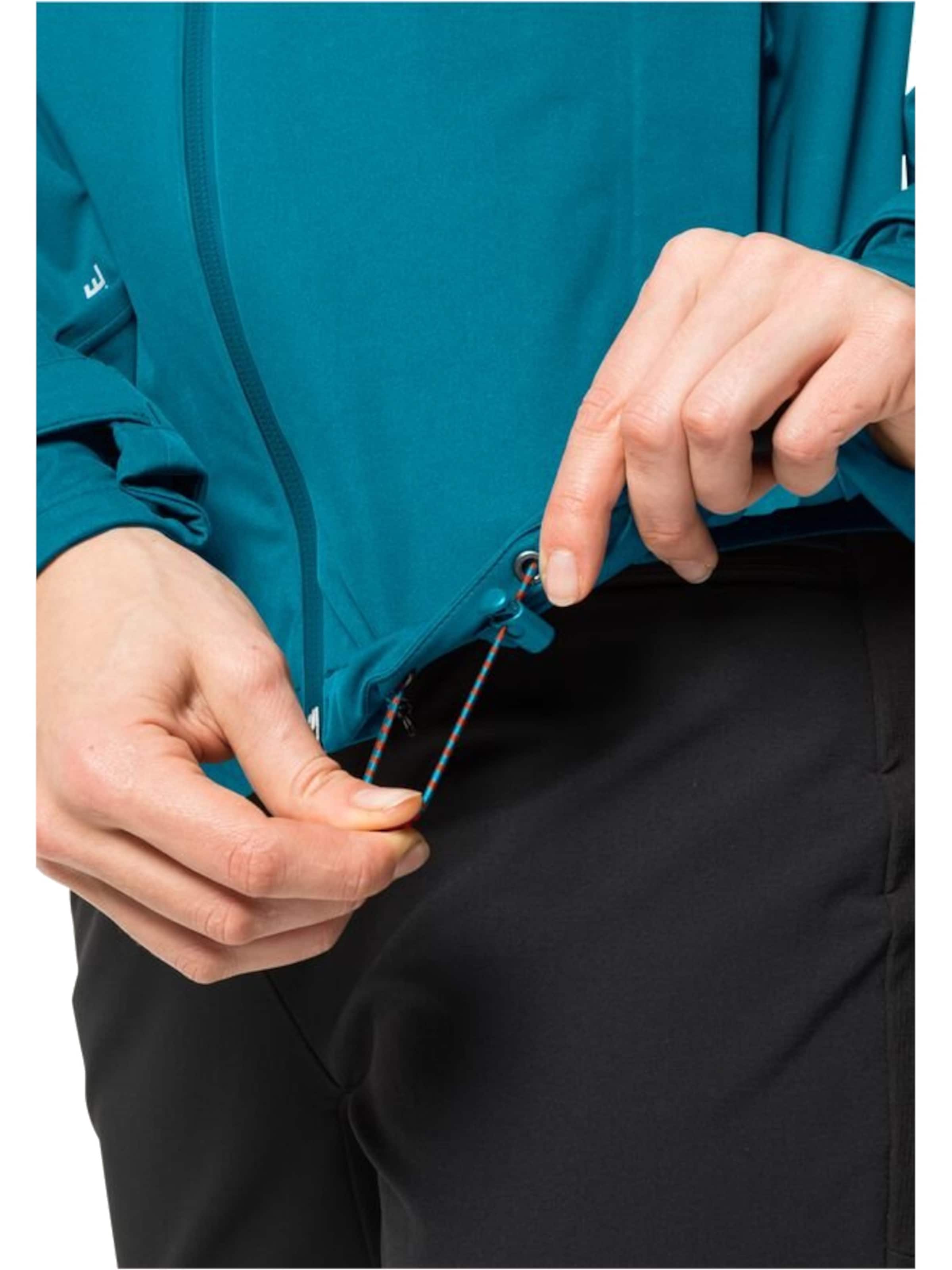 JACK WOLFSKIN Outdoor Jacket 'Highest Peak' in Blue