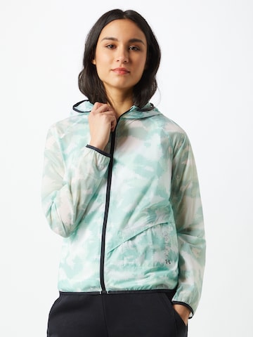 UNDER ARMOUR Athletic Jacket 'UA Run Anywhere Storm' in Blue: front