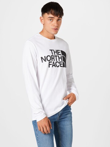 T-Shirt THE NORTH FACE en blanc : devant