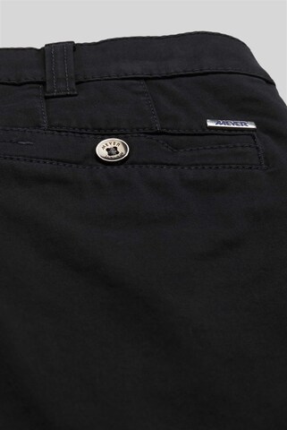 Meyer Hosen Regular Chinohose 'Diego' in Schwarz