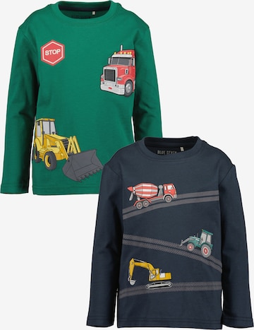 mėlyna BLUE SEVEN Marškinėliai: priekis