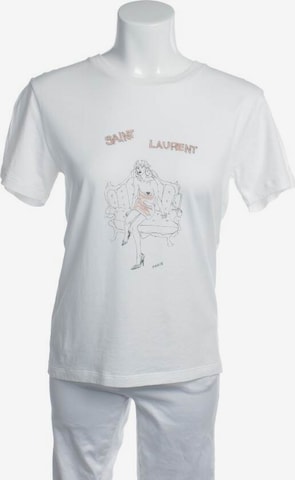 Saint Laurent Top & Shirt in XS in White: front