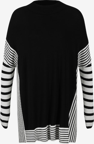 Pullover extra large di bonprix in nero: frontale