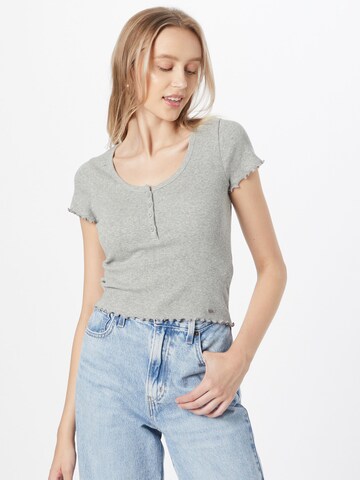 T-shirt HOLLISTER en gris : devant