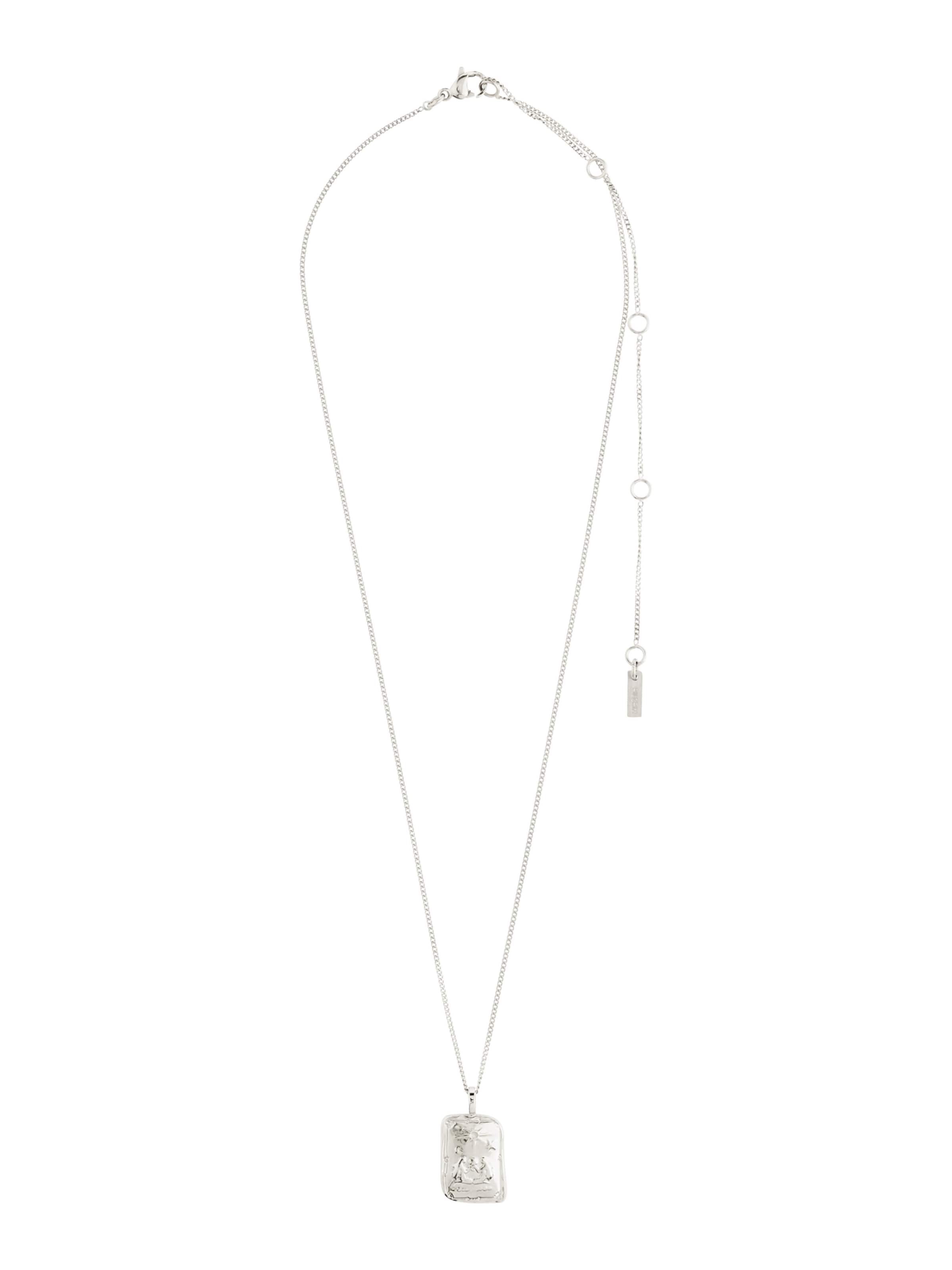 Pilgrim Цепочка 'Zodiac Sign Gemini' в Серебристый: спереди