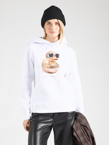 EINSTEIN & NEWTON Tréning póló 'Entchen' - fehér: elől