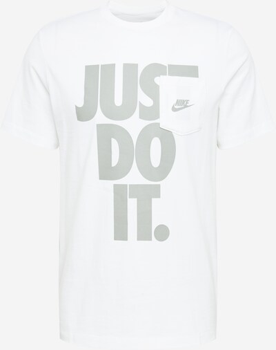 Nike Sportswear Shirt in Grey / White, Item view