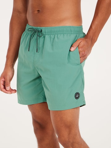 PROTEST Board Shorts 'FASTER' in Green