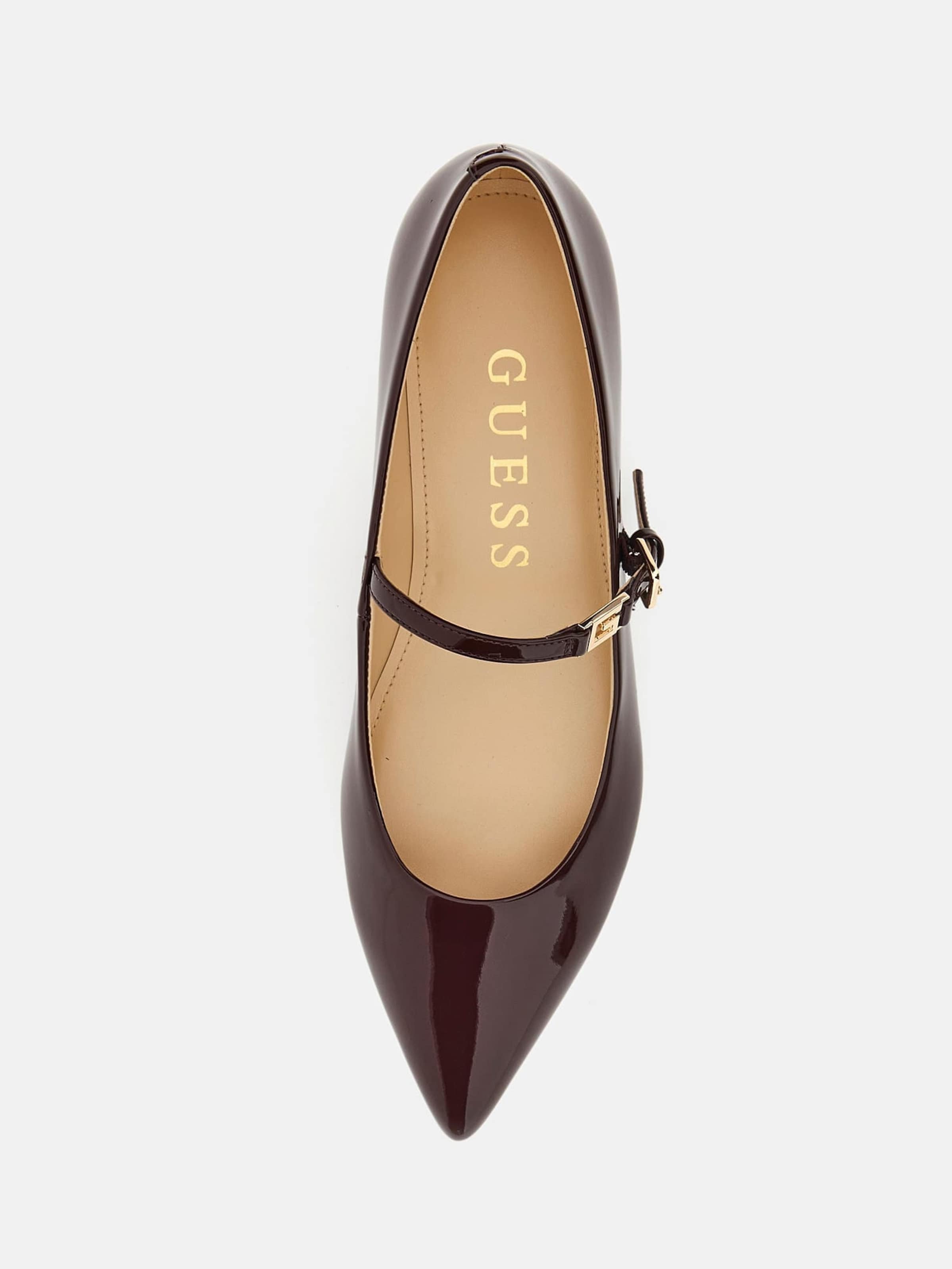GUESS Ballet Flats Dannel in Bordeaux ABOUT YOU