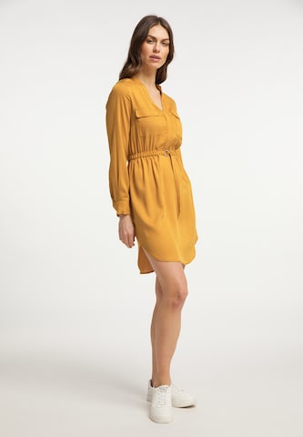 Usha Shirt Dress in Yellow